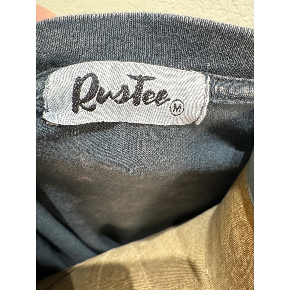 Rustee Brave Soul Tiger Graphic T-Shirt Crop Medium Acid Wash Gray Womens NWOT - Picture 2 of 9